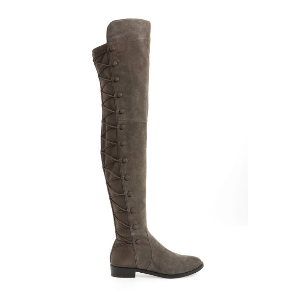 Vince Camuto Croatia Graystone True Suede Stretch Over the Knee Boots SZ 9 / NEW